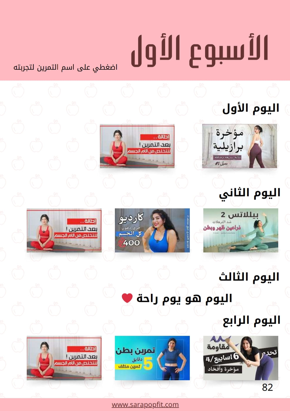خسارة ٧ كيلو في شهر - جسم التفاحة